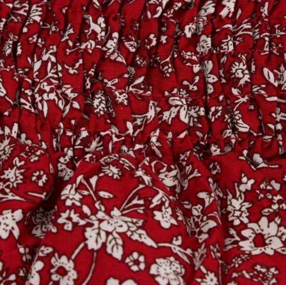 Off Shoulder Floral Beach Mini Dress - Picture 2 of 5